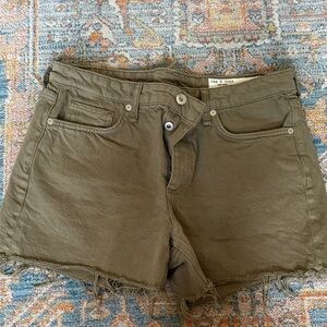 Rag & Bone Khaki Jean Shorts